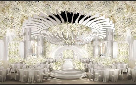 荣华厅 [ 最大30桌 · 高0.0m · 无柱 ·  ]