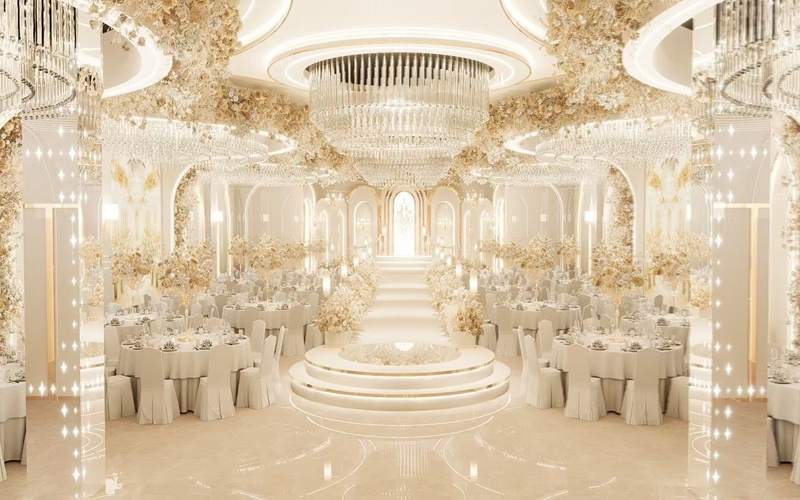 香槟厅 [ 最大35桌 · 高3.5m · 无柱 ·  ]